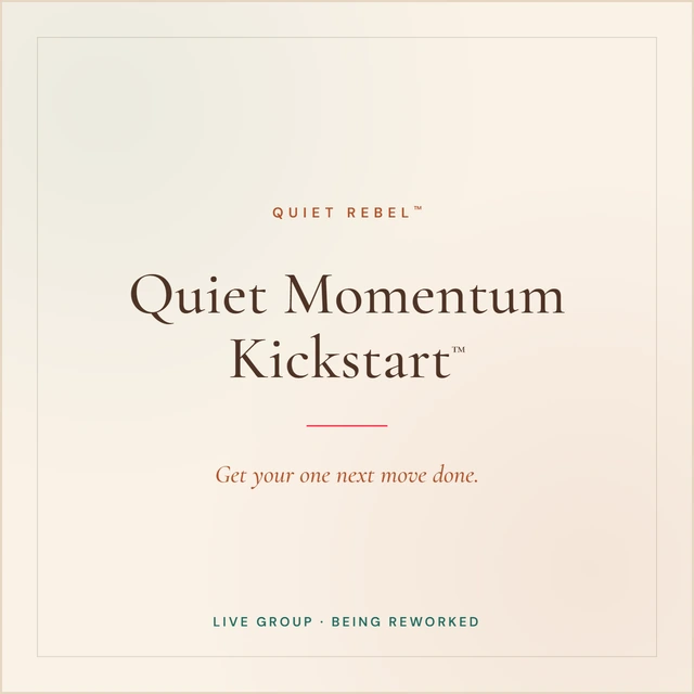 Quiet Momentum Kickstart